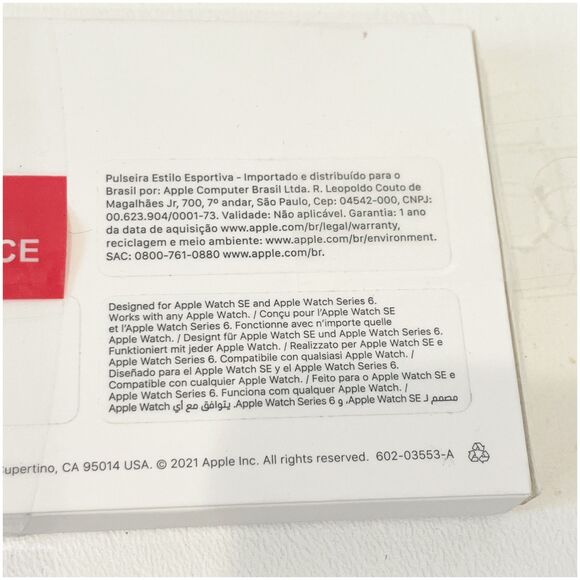 Apple Watch Watchband International Collection US Sport Loop Blue White Red NEW - Picture 4 of 10